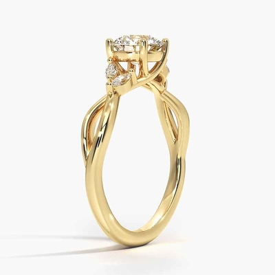 Nhẫn Đính Hôn Kim Cương Willow (1/8 Ct. Tw.) Bằng Vàng 9K