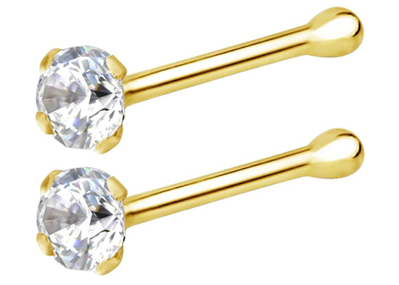 Nhẫn vàng 14k 7mm, Đồ trang sức xuyên lỗ mũi không gây khó chịu OEM