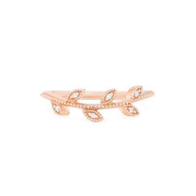 Đính hôn trang sức vàng vàng 14K Nhẫn kim cương Cắt ngọc lục bảo hợp thời trang