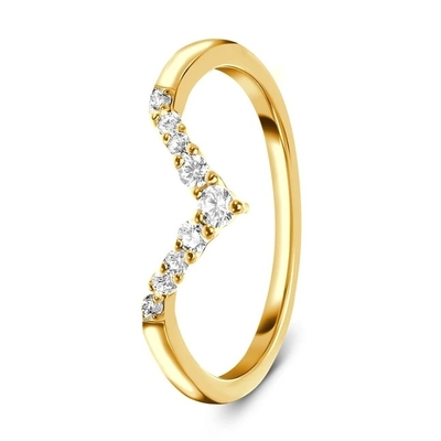 Nhẫn Đính Hôn Kim Cương Người Nổi Tiếng Cho Nữ, Trang Sức Kim Cương Thật 14K