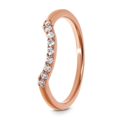 Kim cương thật đẹp nhất Nhẫn hứa hẹn đẹp mắt Trang sức vàng hồng 14K