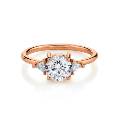 Nhẫn cưới vàng vàng Vòng kim cương tự nhiên Nhẫn cưới vàng 18k Nhẫn kim cương