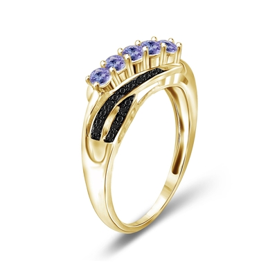 Nhẫn đính hôn bằng bạc sterling bạc 1 cara và kim cương trắng có điểm nhấn