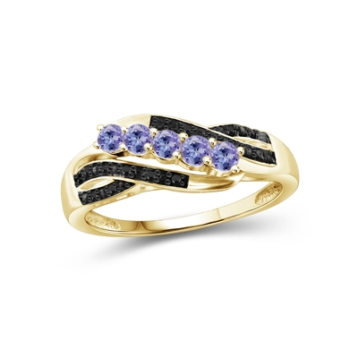Nhẫn đính hôn bằng bạc sterling bạc 1 cara và kim cương trắng có điểm nhấn