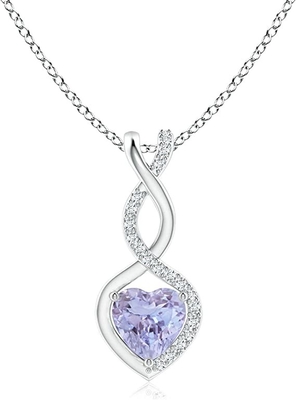 Vòng Cổ 3 Mảnh Đá Tanzanite Và Topaz Trắng Chính Hãng 3.12 Carat Bạc 925