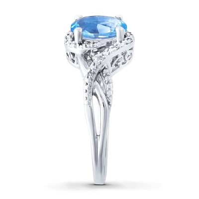 Phòng thí nghiệm đã tạo ra nhẫn đá opal xanh Topaz trắng bằng bạc 925