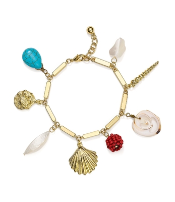 Vòng Tay Bạc 925 Hải Lý Sao Biển Bãi Biển Sinh Vật Biển Charm Vòng Chân Nữ Liên Kết Vòng Tay Mắt Cá Chân