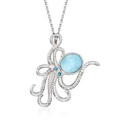 Mặt dây chuyền sao biển bằng thủy tinh Murano của Ý bằng vàng 18kt trên đồng bảng Anh