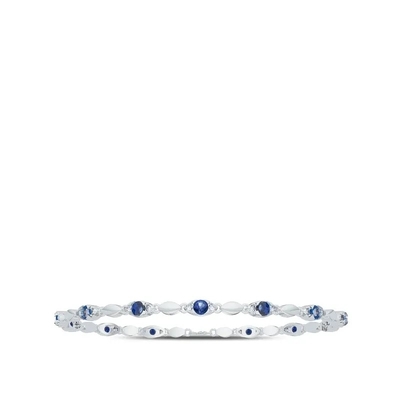 Hợp Thời Trang Bạc S925 Trang Sức Thiên Nhiên Sapphire Nhẫn CZ Thiết Kế Đơn Giản Dành Cho Nữ
