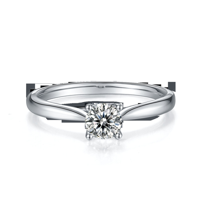 Trang Sức Bạc 925 Kim Cương Moissanite Nhẫn Đính Hôn LỜI HỨA Cho Nữ, Nhẫn Nữ