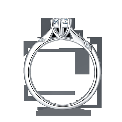 Bán Buôn Trang Sức Moissanite Bạc 925 Tùy Chỉnh Moissanite Nhẫn Đính Hôn