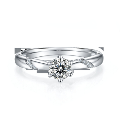 Bán Buôn Trang Sức Moissanite Bạc 925 Tùy Chỉnh Moissanite Nhẫn Đính Hôn