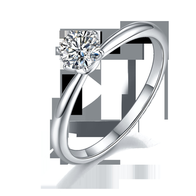Bán Buôn Trang Sức Moissanite Bạc 925 Cưới Đính Hôn Nhẫn Kim Cương Moissanite