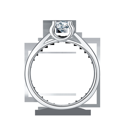 Nhẫn Bạc 9K Moissanite Vuông Trắng CZ Trang Sức Cưới Tối Giản