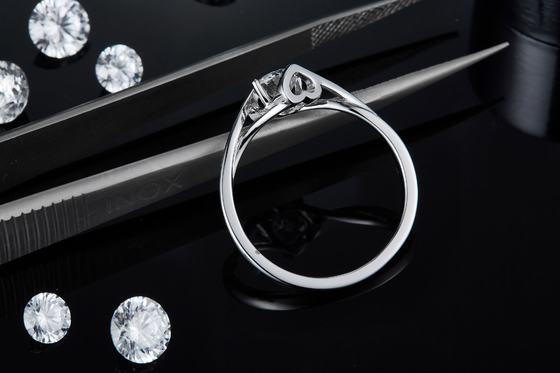 Nhẫn Nữ Moissanite Tự Nhiên 3 Carat Đá Quý Cưới Hứa Đính Hôn