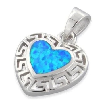 925 với mặt dây chuyền bằng bạc sterling opal mô hình Hy Lạp phòng thí nghiệm trang sức trực tuyến tốt cho phụ nữ