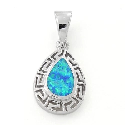 925 với mặt dây chuyền bằng bạc sterling opal mô hình Hy Lạp phòng thí nghiệm trang sức trực tuyến tốt cho phụ nữ