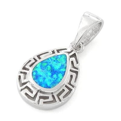 925 với mặt dây chuyền bằng bạc sterling opal mô hình Hy Lạp phòng thí nghiệm trang sức trực tuyến tốt cho phụ nữ