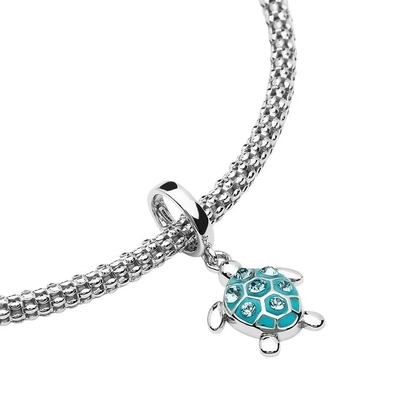 Hạt charm hình cá bằng bạc 925 cho vòng tay &amp; dây chuyền