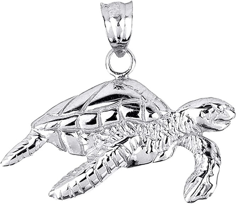 Mặt Dây Chuyền Quyến Rũ Rùa Biển Bằng Bạc 925 Cho Nữ Cô Gái