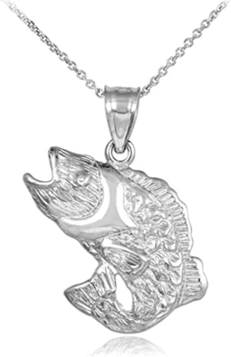 Vòng cổ mặt dây chuyền động vật rùa biển bằng bạc sterling của Boma, 18 inch