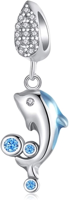 Ban Đầu 100% Bạc 925 Hạt Charm Tình Yêu Động Vật Họ Sinh Nhật Phù Hợp Với Europeran Vòng Tay Tự Làm Hạt Charm