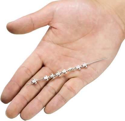 160 chiếc Cổ Rùa Đáng Yêu Mặt Dây Chuyền Đính Hạt Bạc Hạt Charm Phù Hợp Với Ban Đầu Vòng Tay 9x7mm