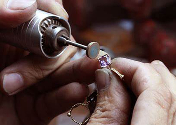 Vòng trang sức bán gắn kết kim cương thực Hình tròn Đường kính 1,6-1,7mm 0,61ct