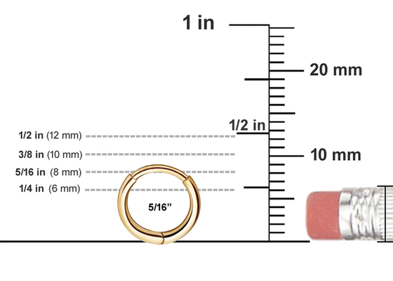Bông tai trang sức xuyên thấu bằng vàng 14K OEM ODM với kim cương hình chữ nhật