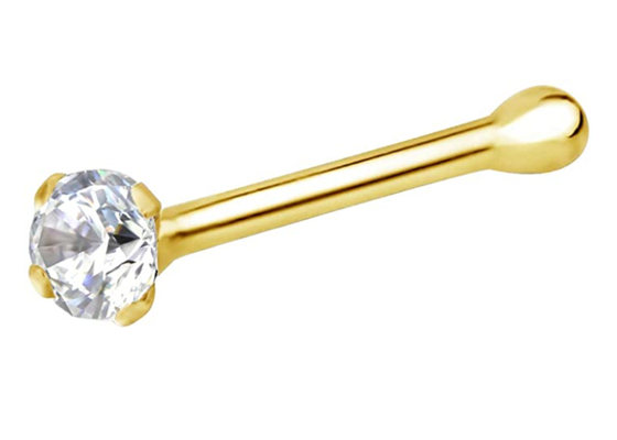 Nhẫn vàng 14k 7mm, Đồ trang sức xuyên lỗ mũi không gây khó chịu OEM