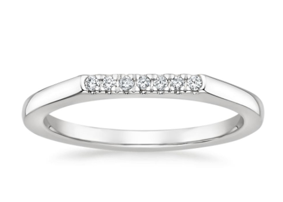 1,3mm 0,07carat 925 Sterling Silver Moissanite Nhẫn đính hôn dành cho nữ