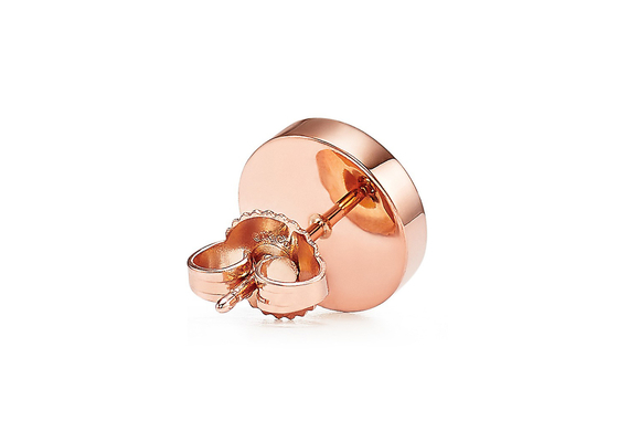 Bông tai ngọc trai màu vàng hồng 2,37g, Mother Of Pearl Stud 9,65mm Kích thước