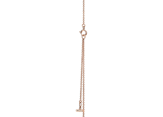 Kim cương 0,05ct và Mặt dây chuyền vòng tròn Mẹ của Ngọc trai Chất liệu vàng hồng 18k OEM